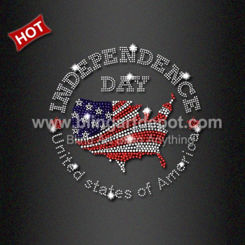 Wholesale Rhinestone Transfer Independence Day for Shirts Wholesale Rhinestone Transfer Independence Day for Shirts